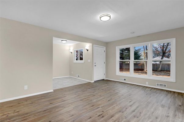 Empty room, Interior, Wood Texture Flooring