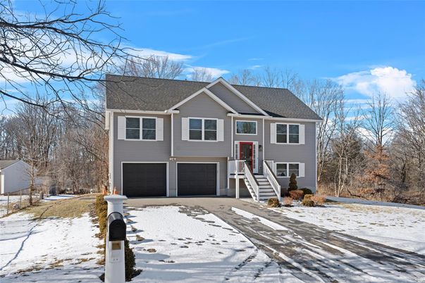 Attached, Exterior, Facade, Raised Ranch