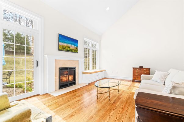 Fireplace, Interior, Living room, Wood Texture Flooring