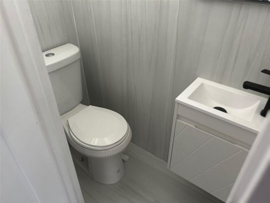 Bathroom, Interior, Wood Texture Flooring