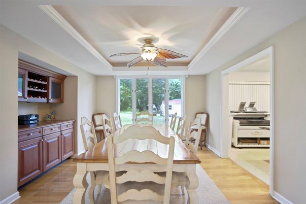 Dining room, Interior, Wood Texture Flooring