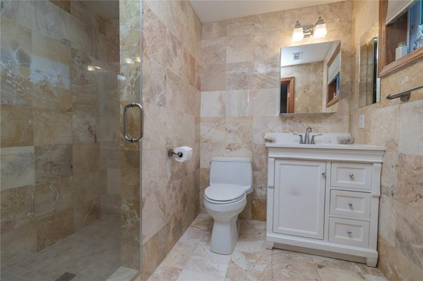 Bathroom, Glass Shower, Interior
