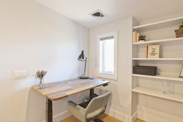 Home Office, Interior, Wood Texture Flooring