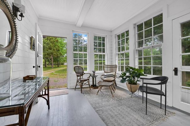 Interior, Sun Room, Wood Texture Flooring