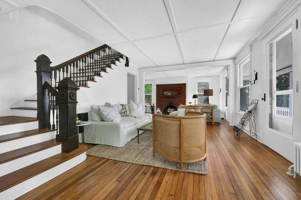 Fireplace, Interior, Living room, Wood Texture Flooring