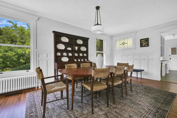 Dining room, Interior, Wood Texture Flooring