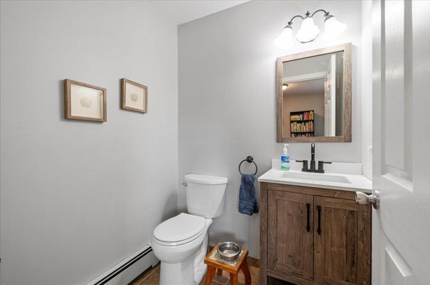 Bathroom, Interior, Wood Texture Flooring