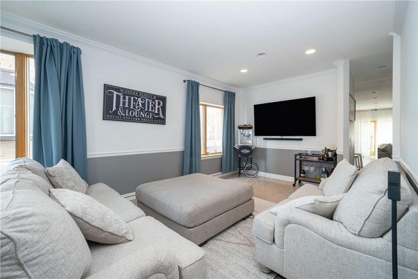 Interior, Living room, Recessed Lighting