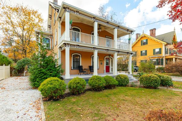 Backyard, Exterior, Facade, Queen Anne Victorian
