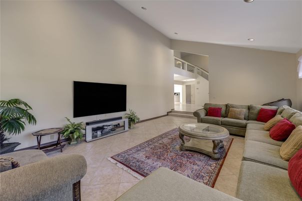 Interior, Living room, Recessed Lighting