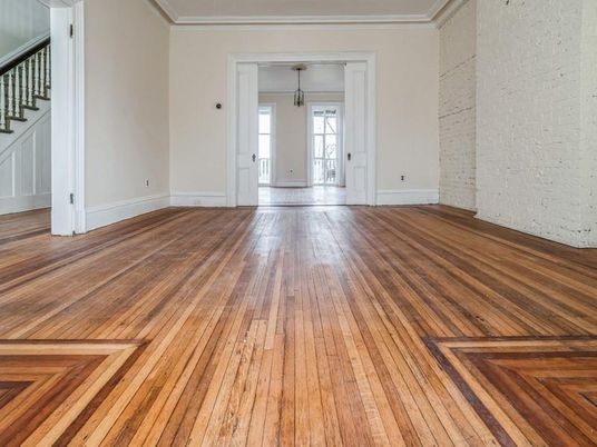 Empty room, Interior, Wood Texture Flooring