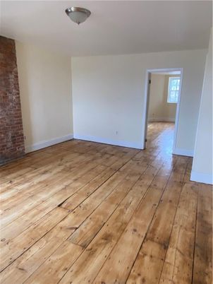 Empty room, Interior, Stone Walls, Wood Texture Flooring