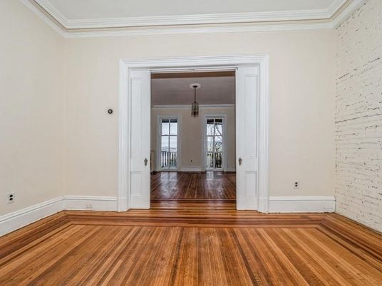 Chandelier, Empty room, Interior, Wood Texture Flooring