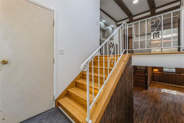 Interior, Recessed Lighting, Wooden Beams, Wood Texture Flooring