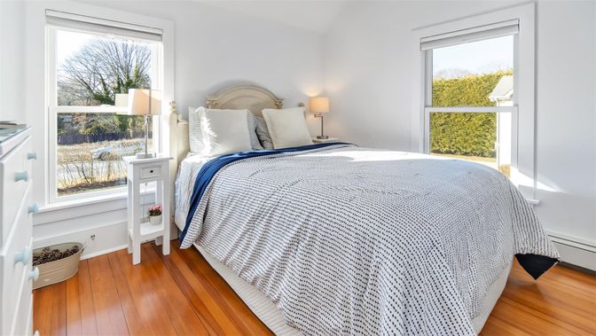 Bedroom, Interior, Wood Texture Flooring