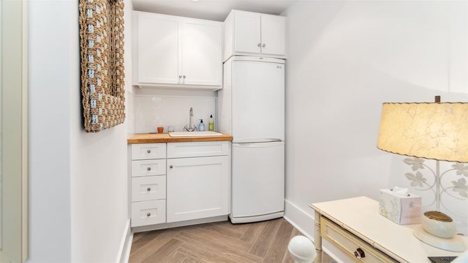 Interior, Kitchen, Wood Texture Flooring
