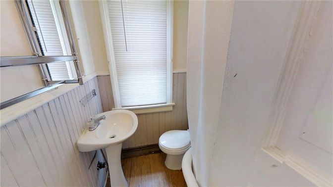 Bathroom, Interior, Wood Texture Flooring
