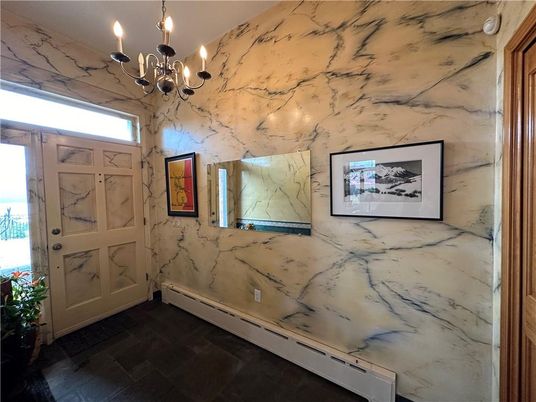 Chandelier, Interior, Marble Walls