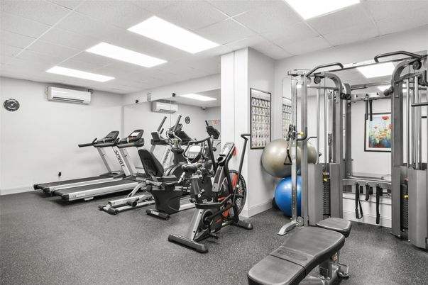 Fitness Equipment, Gym, Interior, Recessed Lighting