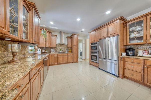 Interior, Kitchen, Recessed Lighting, Stainless Steel Appliances