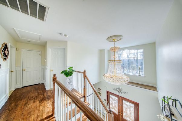 Chandelier, Interior, Wood Texture Flooring