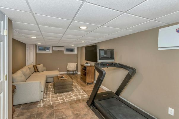 Interior, Living room, Recessed Lighting