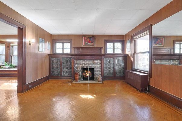 Fireplace, Interior, Wood Texture Flooring, Wooden Walls