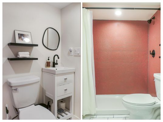 Bathroom, Interior, Recessed Lighting
