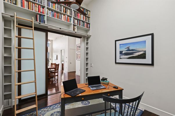 Home Office, Interior, Wood Texture Flooring