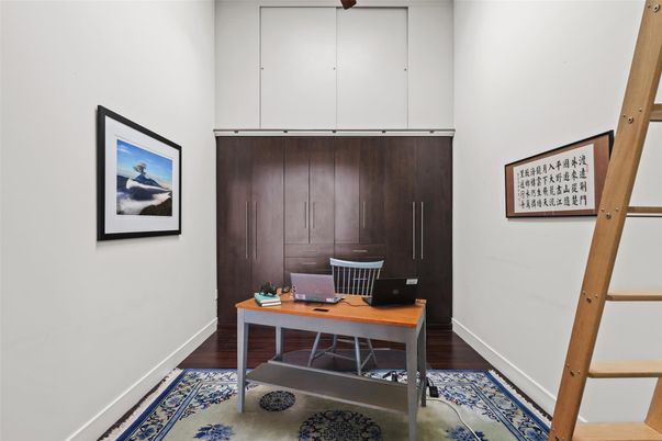 Home Office, Interior, Wood Texture Flooring