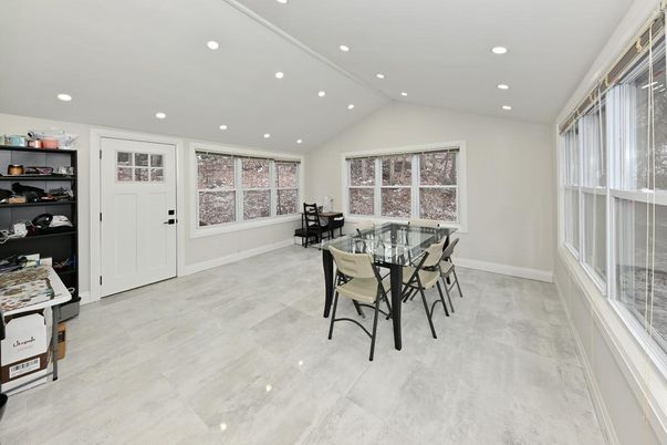 Dining room, Interior, Recessed Lighting