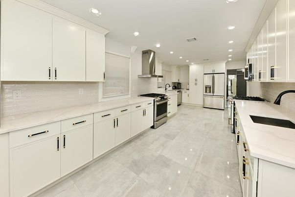 Interior, Kitchen, Recessed Lighting, Stainless Steel Appliances