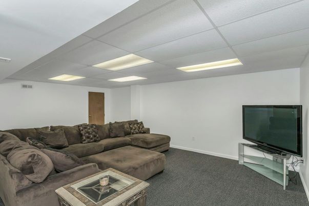 Interior, Living room, Recessed Lighting