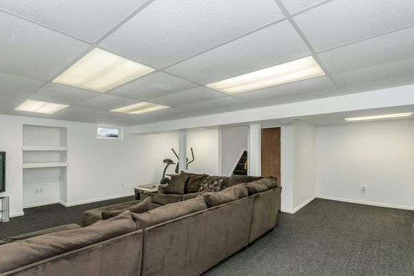Interior, Living room, Recessed Lighting