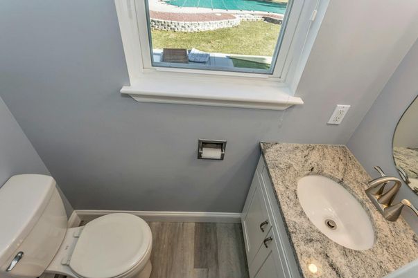 Bathroom, Interior, Wood Texture Flooring