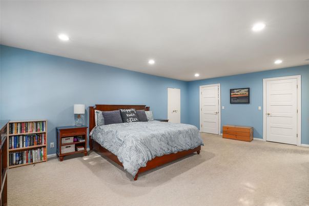 Bedroom, Interior, Recessed Lighting