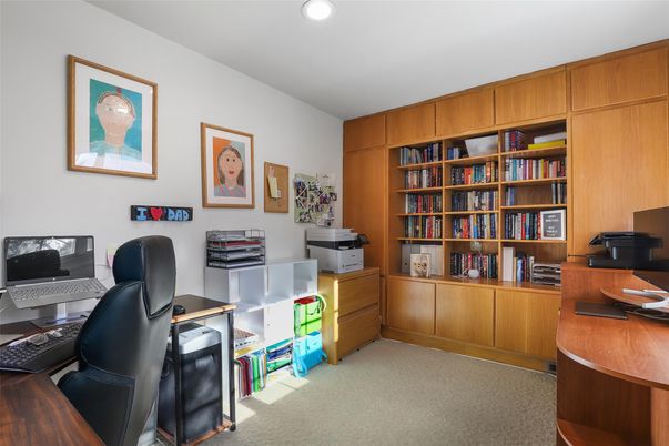 Home Office, Interior, Recessed Lighting