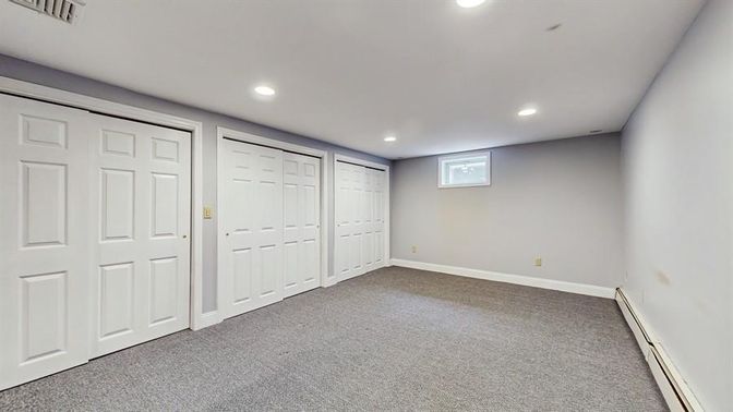 Empty room, Interior, Recessed Lighting