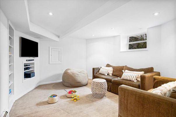 Interior, Living room, Recessed Lighting