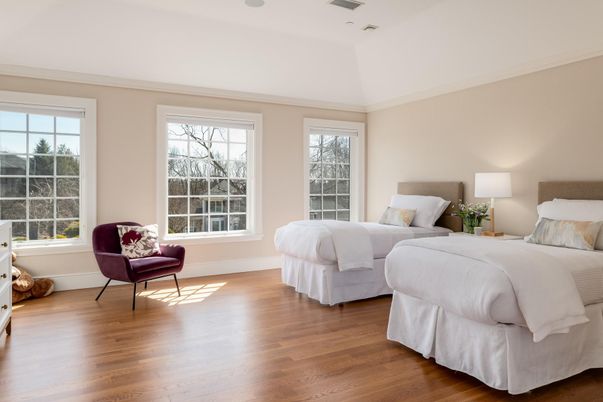 Bedroom, Interior, Wood Texture Flooring
