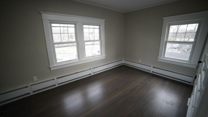 Empty room, Interior, Wood Texture Flooring