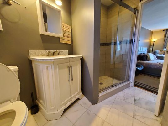 Bathroom, Glass Shower, Interior