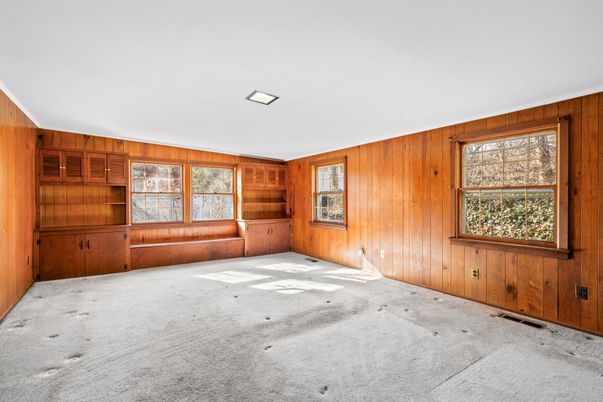 Empty room, Interior, Wooden Walls