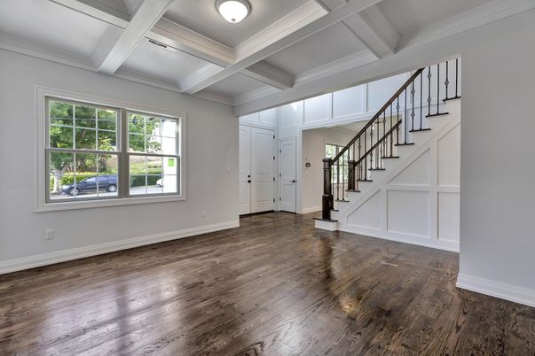 Empty room, Interior, Wood Texture Flooring