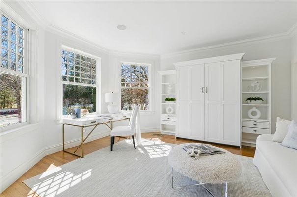 Home Office, Interior, Wood Texture Flooring