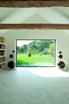 Interior, Marble, Wooden Beams