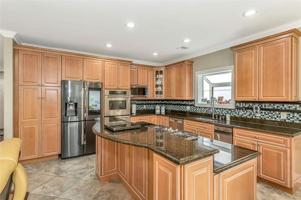 Interior, Kitchen, Recessed Lighting, Stainless Steel Appliances
