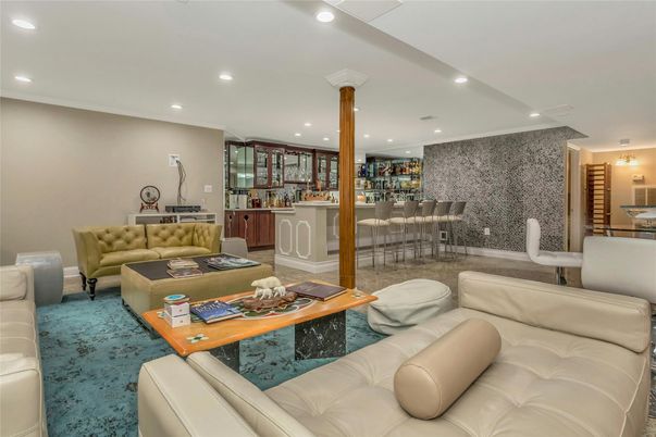 Interior, Living room, Recessed Lighting