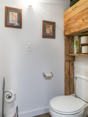 Bathroom, Interior, Wood Texture Flooring
