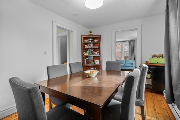 Dining room, Interior, Wood Texture Flooring